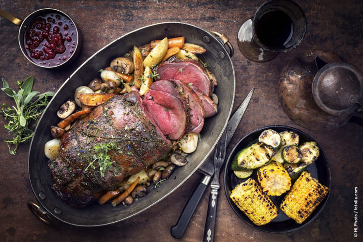 Wildfleisch Zubereitung als Festtagsessen